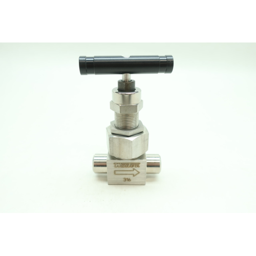 Whitey SS-6NBSW6T Socket Weld Manual Stainless Needle Valve 6000psi 3/8in