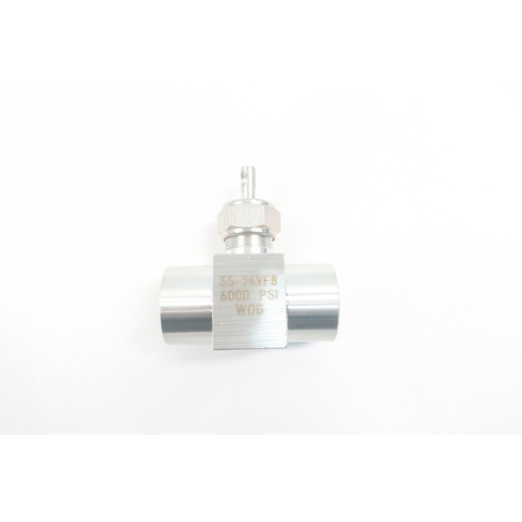 Whitey SS-26VF8 Manual Needle Valve 6000psi 1/2in Npt