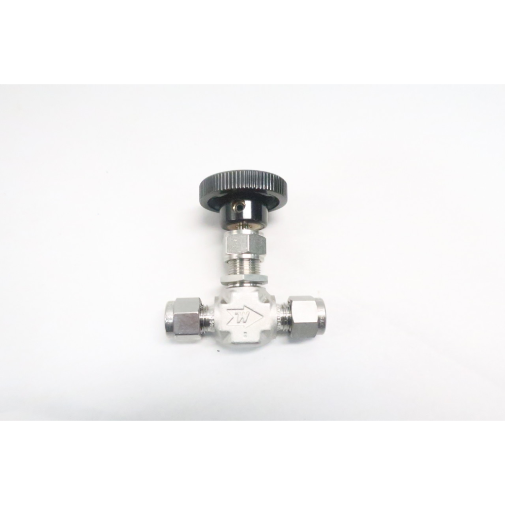 Whitey SS-1VS4 Manual Stainless Needle Valve 1/4in Tube