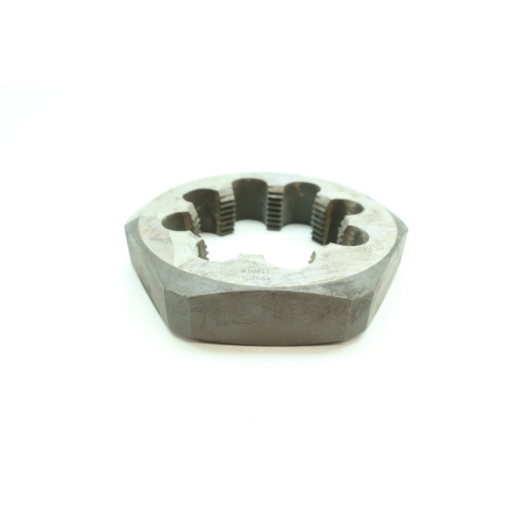 Widell 102864 Hex Rethreading Die 2-3/4-8