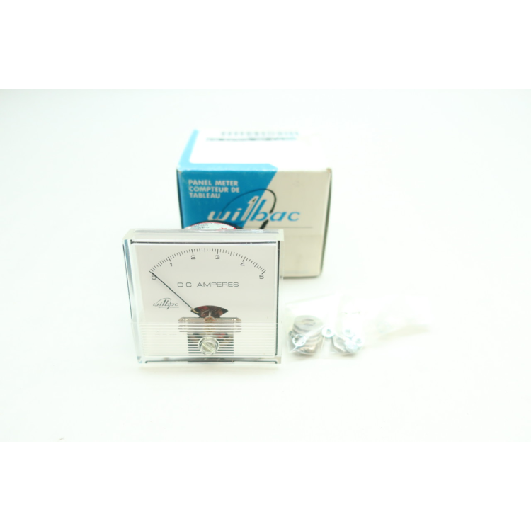 Wilbac 18055 Ammeter 0-5 Dc Amperes