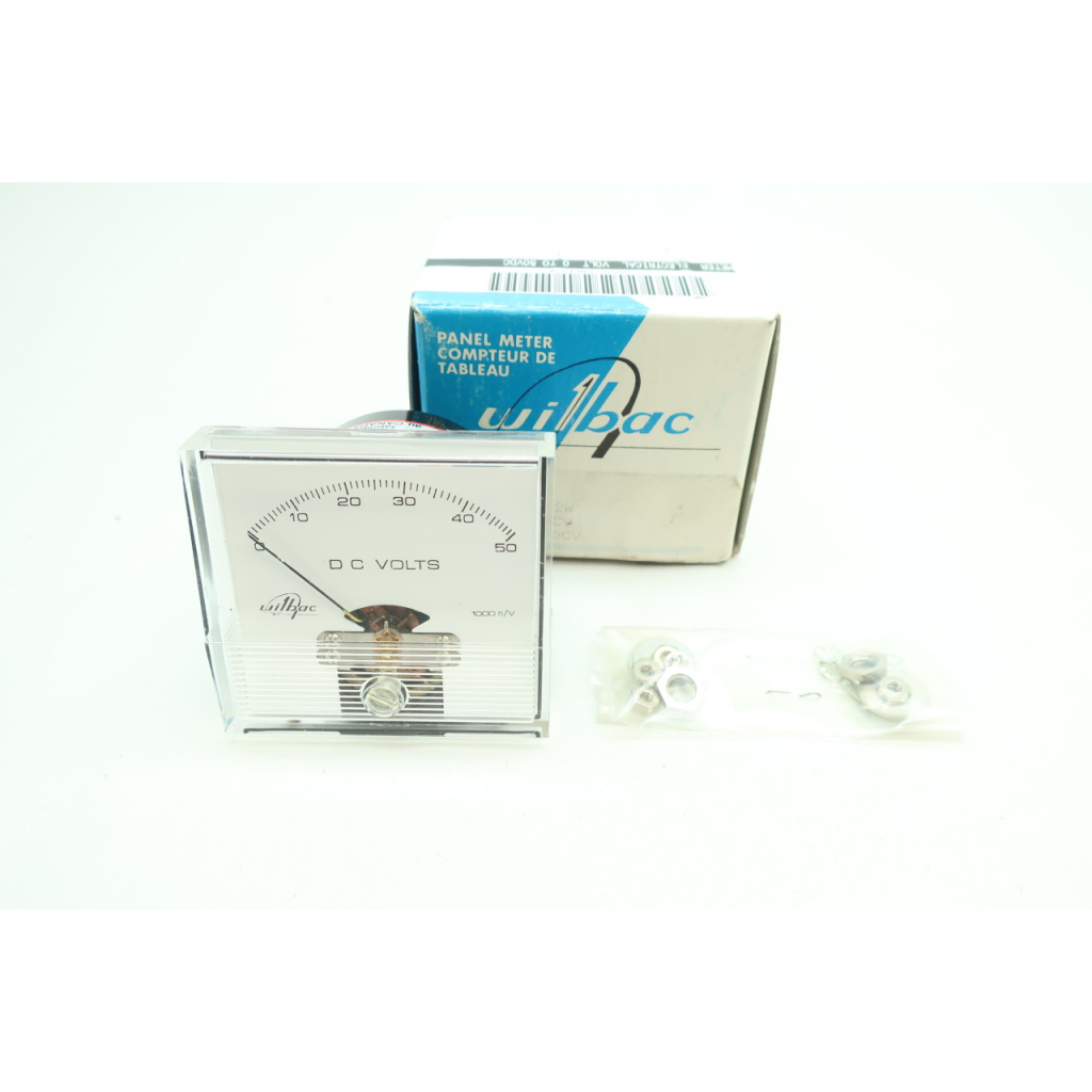 Wilbac 18140 Voltmeter 0-50v-dc