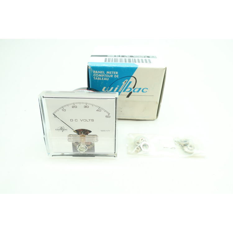Wilbac 18140 Voltmeter 0-50v-dc