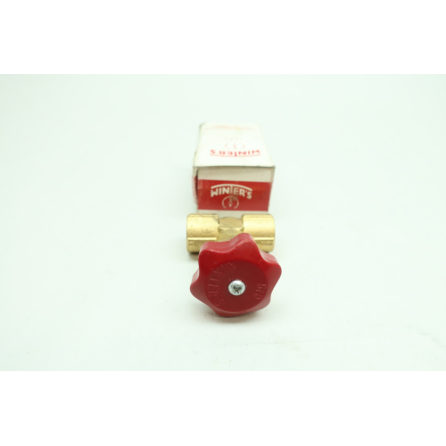 Winters 510 Manual Brass Needle Valve 1/4in Npt
