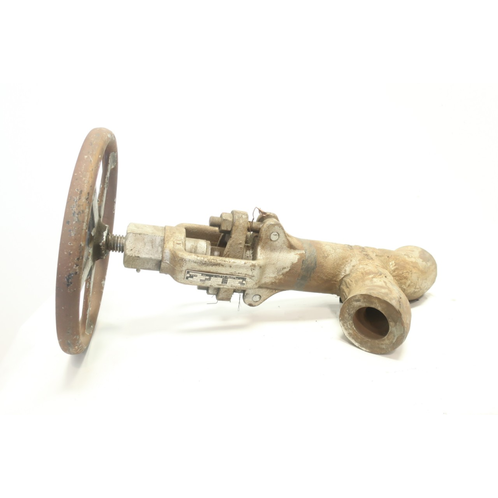 Wm Powell 25014WE Manual Steel Socket Weld Globe Valve 1-1/2in 2500