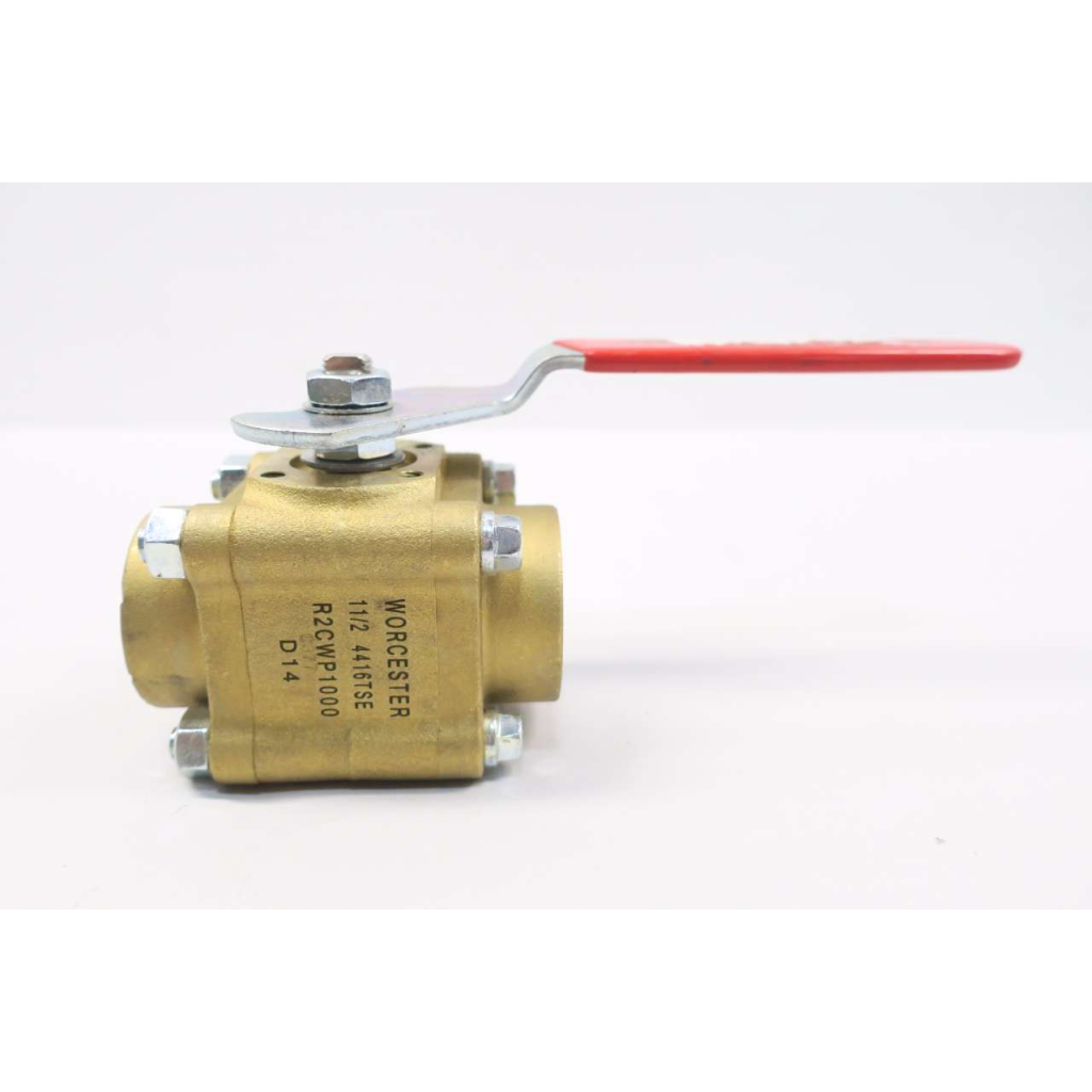 Worcester 11/2 4416TSE Flowserve 1-1/2in Npt Brass Ball Valve