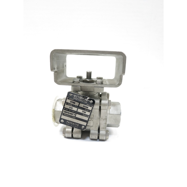 Xomox 53F1008 Stainless Threaded Ball Valve 600 1in Npt