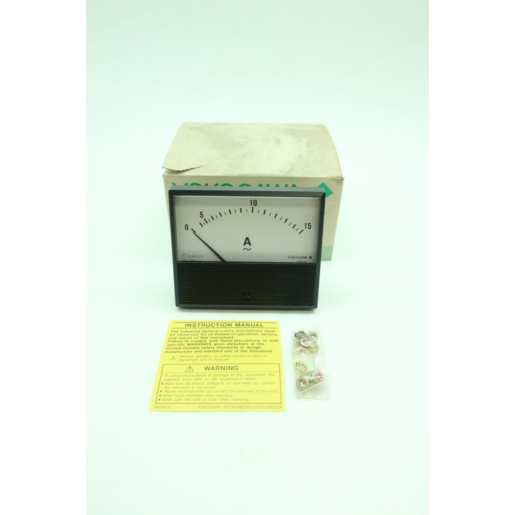 Yokogawa 208530 AND-N-L-BL Ammeters 0-15a Amperes