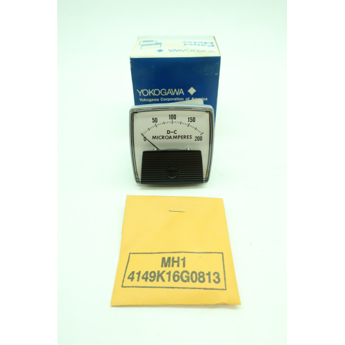 Yokogawa 250-200-EAEA Ammeter 0-200d-c Microamperes