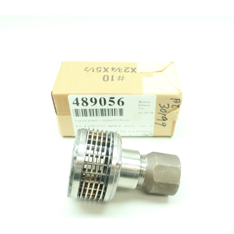 1D226 FVLD1000 Light Duty Stainless Foot Valve
