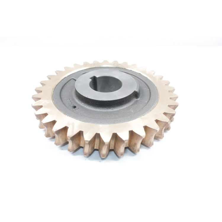 32 Tooth 3-1/4in Bore 14-1/4in Bronze Worm Gear