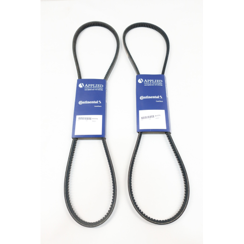 2x Continental 4L510 Contitech Notched V-belt 1/2in 51in