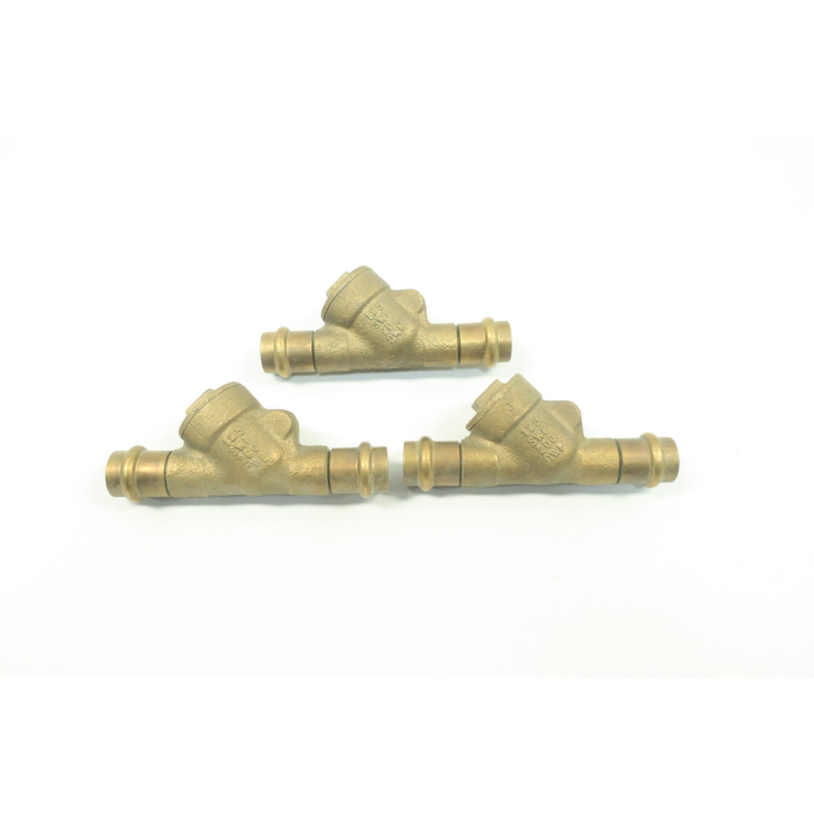 3x New Nibco PF-413-Y Bronze Swing Gate Check Valve 1/2in 200cwp