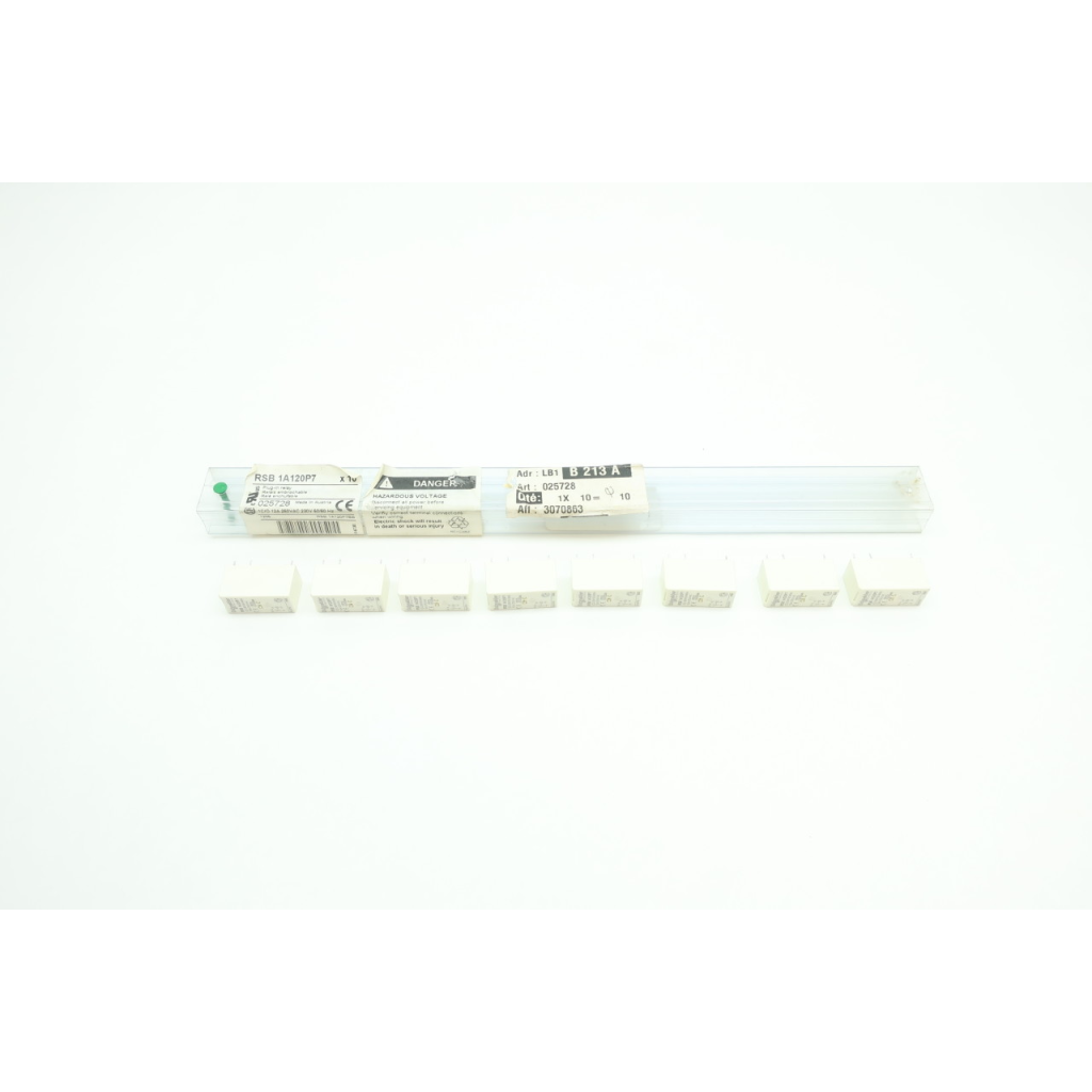 8x New Schneider RSB 1A120P7 General Purpose Relay 230v-ac