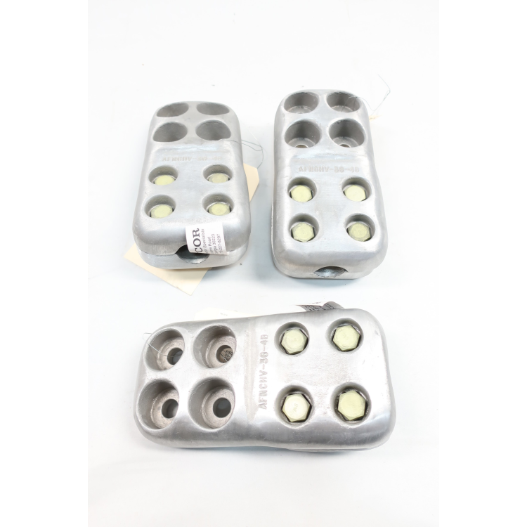 3x Sefcor AFNCHV-36-4B Bolted Terminal Connectors