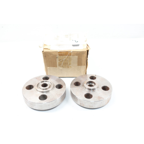 2x 3/4in Steel Valve Flange 1500